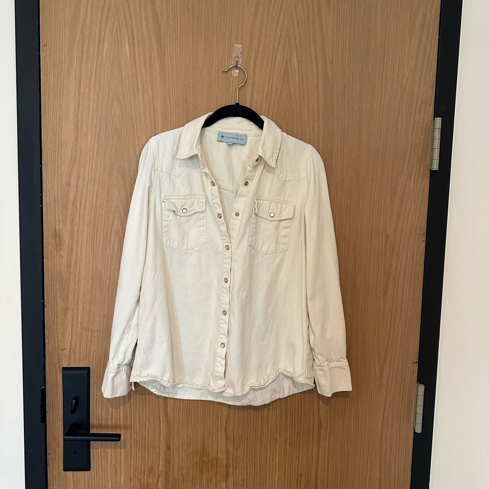 Tuckernuck Off-White Button-Up Shirt